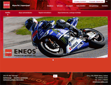 Tablet Screenshot of eneos-baltics.com